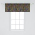 thumbnail image 2 of Ambesonne Geometric Window Valance, Rainbow Colors Design, 54" X 18", Multicolor, 2 of 3
