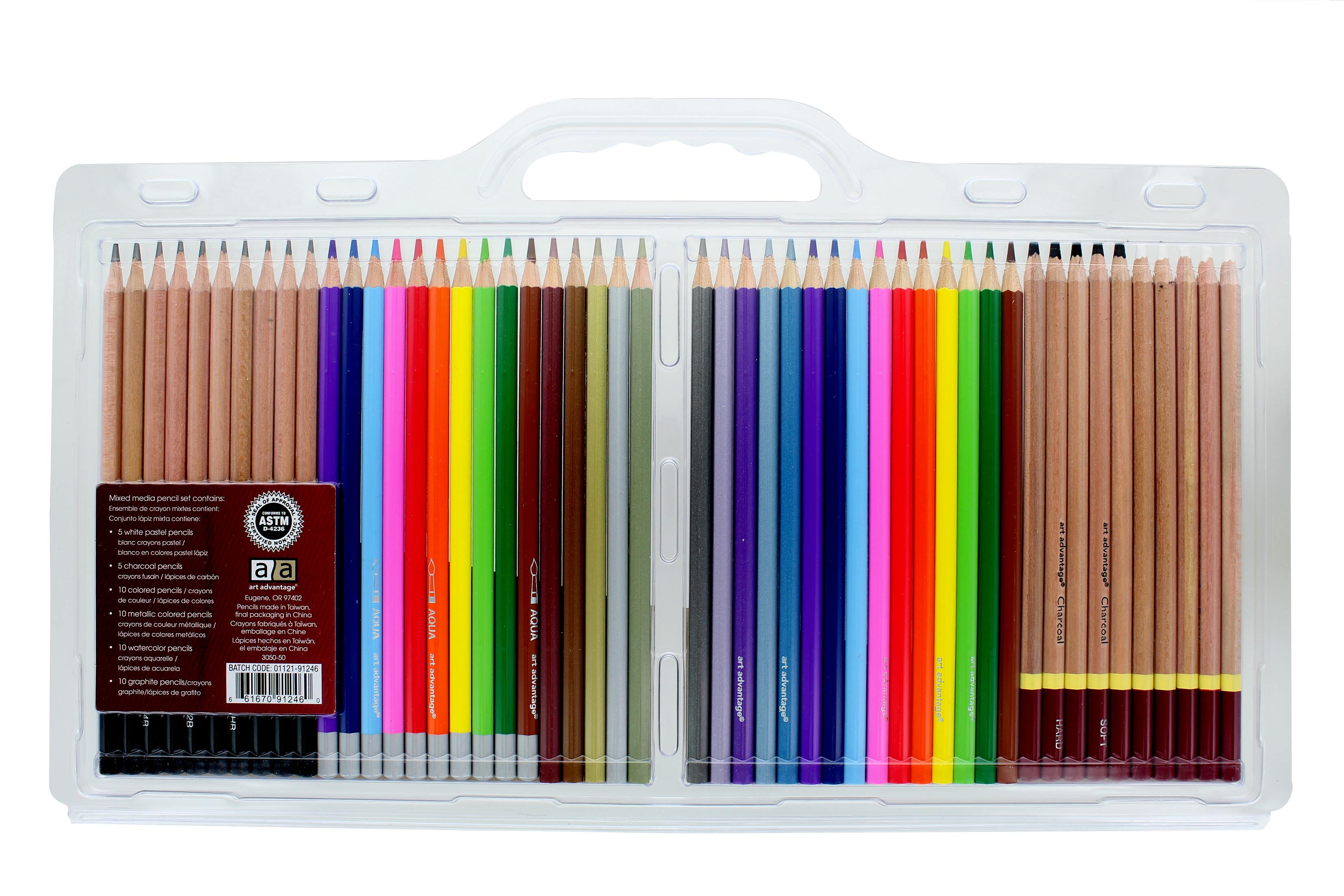 65 Piece Crayola Pencils Set With Graphite Pencils: What's Inside The