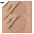 thumbnail image 2 of 6 Pcs Tapis de Cuisson pour Grill Antiadhésif Universel Réutilisable Tapis de Barbecue, 2 of 10