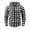Black, variant on Fashion Streetwear Men's Winter Comfy waffle Casual Suit Long-sleeved Shirt Mens Vacation Outwear