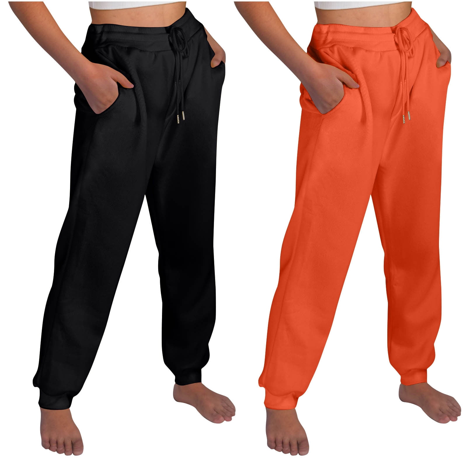 Pantalon Fitness Poches Zippées Pantalon De Sport Homme Idtswch | Extra Long Entrejambe 86-101cm | 95% Coton | Poches Zippées Pantalon Jogging Coton