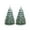 Green, variant on Christmas Tree Candles with Light, 2 Pcs Waxy LED Flameless Candles Flickering, Green Electric Candles Battery Operated for New Year Celebration Holiday Decorations, 6.7 Inches