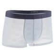 thumbnail image 1 of Calzoncillos de ropa interior para hombres Bragas suaves Calzoncillos cortos de tiro bajo Gris l Sunnimix Ropa interior de calzoncillos de hombre, 1 of 8