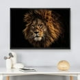 thumbnail image 3 of wall26 Framed Canvas Print Wall Art African Safari Jungle Lion Portrait Close Up Nature Animals Photography Realism Rustic Scenic Landscape Colorful for Living Room, Bedroom, Office - 24"x36&quo, 3 of 5