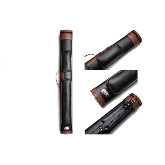 Delta Shooter Series 2x2 Hard Cue Case - Brown/Black