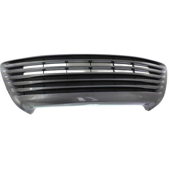 Front Bumper Grille - Bar Type - Grey - Compatible with 2015 - 2017 Toyota Camry LE / XLE / Hybrid 2016
