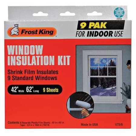 Indoor Shrink and Seal Window Kit 42 x 62 FROST (Best Way To Seal Windows)