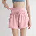 thumbnail image 2 of Besolor Womens High Waisted Athletic Shorts Workout Gym Running Shorts Activewear with Pockets Drawstring, 2 of 4