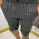 thumbnail image 1 of Puntoco Pantalones Cortos A Rayas Para Hombre Pantalones Cortos Con Bolsillo Y Botones Con Cremallera Pantalones Cortos Gris S,Pantalones Cortos Hombre, 1 of 6