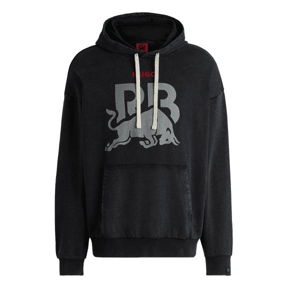 Visa Cash App RB F1 Fanwear Washed Hoodie - Black/Blue