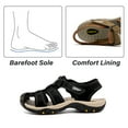 thumbnail image 3 of Sandales Décontractées pour Hommes, Extérieur, Bout Fermé, Randonnée, Légères, Confortables, Chaussures de Pêcheur, Noir, 12 US, 3 of 7