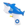 thumbnail image 1 of Pistola de agua pequeña de delfín tiburón, juguete for niños, pistola de agua tipo empuje for playa de verano, juguete de agua al aire libre, 1 of 6