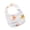 Orange, variant on Zwiiyzr Neutral Baby Bibs Newborn Toddler Trendy Cute Cartoon Pattern Cotton Gauze Frenulum Bib Saliva Towel for 0-3 Years Brown