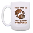 thumbnail image 2 of ThisWear Squirrel Lover Gifts They Call Me The Squirrel Whisperer 2 Pack Gift 15oz Coffee Mugs, 2 of 4
