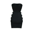 thumbnail image 5 of Liacowi Women Sexy Strapless Bodycon Mini Dress Rhinestone Cutout Sleeveless Slim Fit Tube Dress Wrap Hollow Night Out Dress, 5 of 7