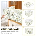 thumbnail image 2 of Yayeee Collapsible Cube Storage Bin with Lid Fabric Closet Decorative Basket with Handles, Watercolor Forest Animals, 2 of 7