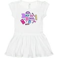 thumbnail image 3 of Inktastic Back to School with School Supplies Girls Baby Dress, 3 of 5