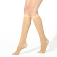 thumbnail image 4 of LJNYFDC Long Tube Compression Stockings Solid Color High Elasticity Breathable Below Knee Long Foot Protection Black/Mid Tube 1 Pair, 4 of 7