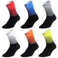 thumbnail image 1 of Chaussettes de Cyclisme Hommes Femmes Antidérapantes Résistantes à l'Usure Respirantes Course Randonnée Sports Extérieures Chaussettes de Compression Athlétiques, 1 of 8