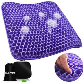 CozyCupid 19 Gel Seat Cushion for Long Sitting Pressure Relief - Cozy Soft  Plush Velvet Cover with Gel Cushion for Sitting - Large Gel Seat Cushion