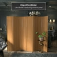 thumbnail image 2 of 6 ft. Tall Bamboo Wave Screen - Natural, 2 of 7