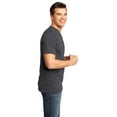 thumbnail image 3 of District Young Mens Very Important Tee V Neck-L (Heathered Charcoal), 3 of 6