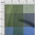 thumbnail image 2 of oneOone Cotton Poplin Twill Medium Blue Fabric Check Craft Projects Decor Fabric Printed By The Yard 56 Inch Wide, 2 of 4