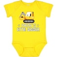thumbnail image 3 of Inktastic Papa Little Digger Construction Truck Boys Baby Bodysuit, 3 of 5