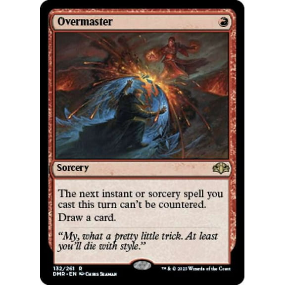 MtG Dominaria Remastered Rare Overmaster (FOIL) #132