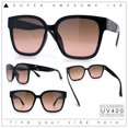 thumbnail image 2 of Womens Inset Lens Large Plastic Rectangle Horn Rim Marble Inlay Sunglasses Black Burgundy Grey - Burgundy, 2 of 8