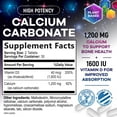thumbnail image 2 of Calcium 1200 mg Per Serving with Vitamin D3 - Bone Health Supplement, Vitamin D & Calcium Supplements for Women & Men - Bone, Teeth & Immune Support, Nature's Calcium Pills, Bottled USA - 60 Tablets, 2 of 9