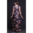 thumbnail image 5 of Bimba Floral Women Long Tank MaxiÂ&nbsp;Dress Round Neck Printed Party Gown-XX-Large, 5 of 5