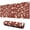 Red Christmas Icon, variant on Long Mouse Pads for Desk,Red Christmas Icon Pattern Desk Mats on Top Of Desks, Desk Mouse Pad Extra Large with 3mm Non-Slip Base and Stitched Edge for Gaming,Office,Work,Home 31.5x11.8in