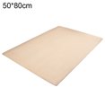 thumbnail image 2 of NUZYZ Antiskid Thicken Coral Fleece Floor Mat Rug Carpet Living Room Bedroom Decor Beige Yellow 50*80cm, 2 of 7