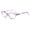 Purple, variant on Women Classic Purple Cat Eye Reading Glasses HD Spring Hinge Presbyopia Glasses Ladies Plastic Readers +1.50 with Pouch