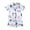 White, variant on Zanarzt Girls Pajamas Silk PJS Set Girls Short Sleeve Shorts Suit Comfortable Soft Breathable Solid Color Shorts Suit Pink,18-24 Months