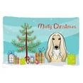 thumbnail image 1 of Carolines Treasures BB1616PILLOWCASE Christmas Tree & Afghan Hound Fabric Standard Pillowcase, 1 of 2
