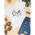 thumbnail image 3 of Live Simply Daisy T-Shirt Women -Image by Shutterstock, Female 4X-Large, 3 of 4