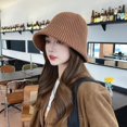 thumbnail image 4 of Classic Warm Bucket Hat for Women Beanies for Women Berets Fall Winter Hat Womens Snow Cap Handwear Travel Outdoor, 4 of 7