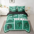 thumbnail image 2 of Erosebridal Rugby Comforter Set Twin Size,Football Bedding Set Teens,Sports Fan Bed in a Bag （Comforter, Sheets, Pillowcases & Cushion Covers）, 2 of 8