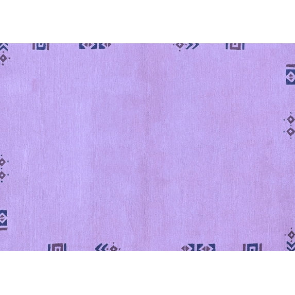 Ahgly Company Indoor Rectangle Abstract Blue Modern Area Rugs, 8' x 12'