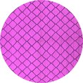 thumbnail image 1 of Ahgly Company Indoor Round Oriental Pink Industrial Area Rugs, 7' Round, 1 of 4