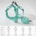 thumbnail image 2 of Clearance! Pet Harnesses And Leash Set\ Soft And Breathable Vests With Reflective Strip\ Escape Proof Pet Harnesses\ Easy To Wear For Pet Walking And Traveling Lightning Deals Returned Items #88, 2 of 7