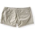 thumbnail image 2 of Aeropostale Womens Cotton Bulldog Shorty Casual Mini Shorts, Beige, 1/2, 2 of 2