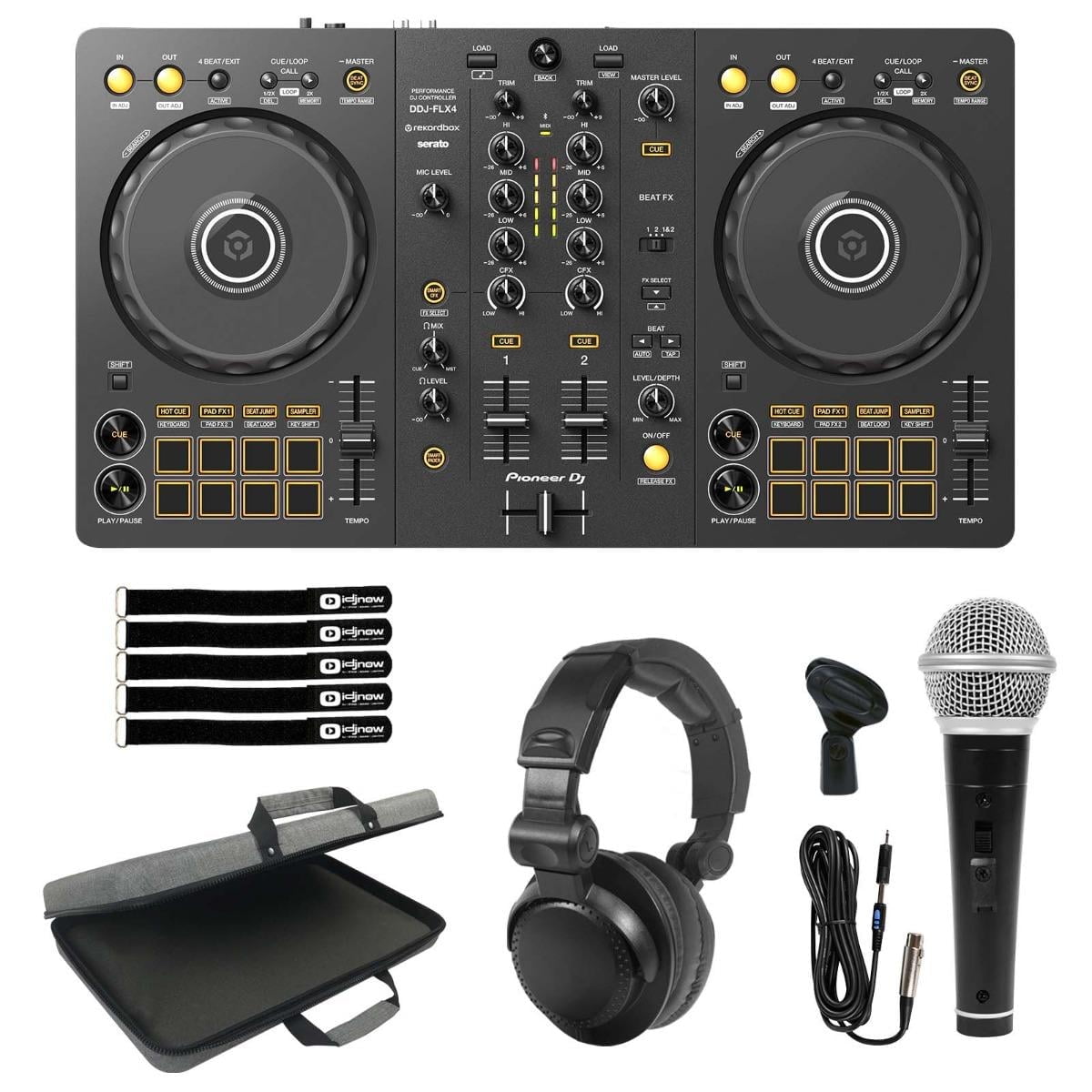 Pioneer DJ DDJ-FLX4 2-Channel Controller with USB, Stereo Sound