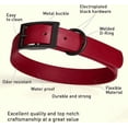 thumbnail image 2 of Waterproof Dog Collar With Strong Coated Nylon Mesh, With A Black Hardware Odor, Easy To Care For, Suitable For All Dogs(Red Large Size) H205, 2 of 4
