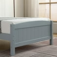 thumbnail image 6 of Ktaxon Deluxe Wood Platform Bed with Headboard, Teen Bed Gray,Twin, 6 of 11