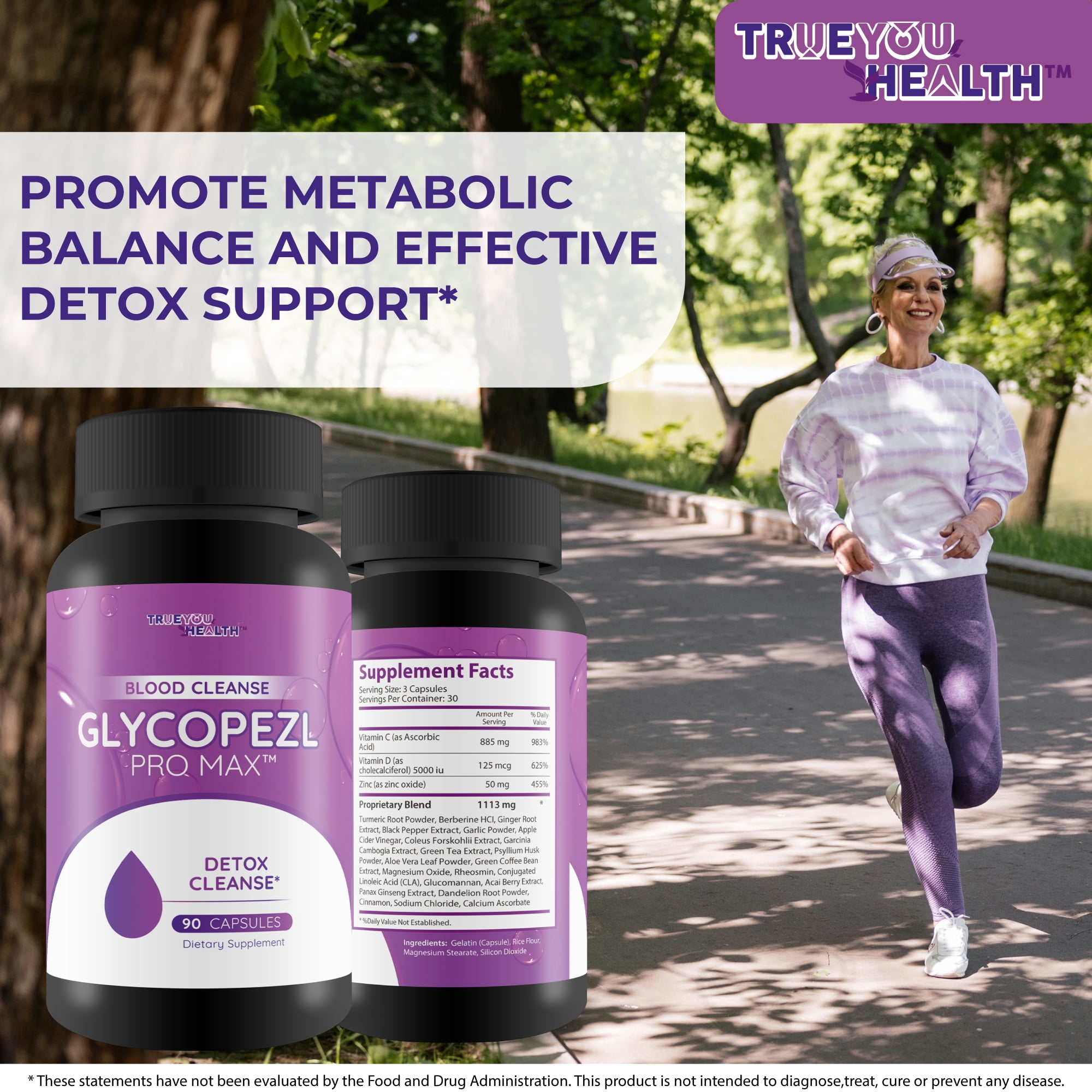 Glycopezl Pro Max - Our Best Blood Balance Plus Blood Support Cleanse Supplement - Better Bloodflow Care - Cardiovascular Support - BloodCleanse Sugar Health - Pancreatic Support - Glycopezil Balance