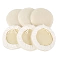 thumbnail image 4 of BAMILL 6Pcs 7inch Car Lambs Wool Bonnet Buffing Wheel Pad Buffer Polishing Polisher Pad, 4 of 8
