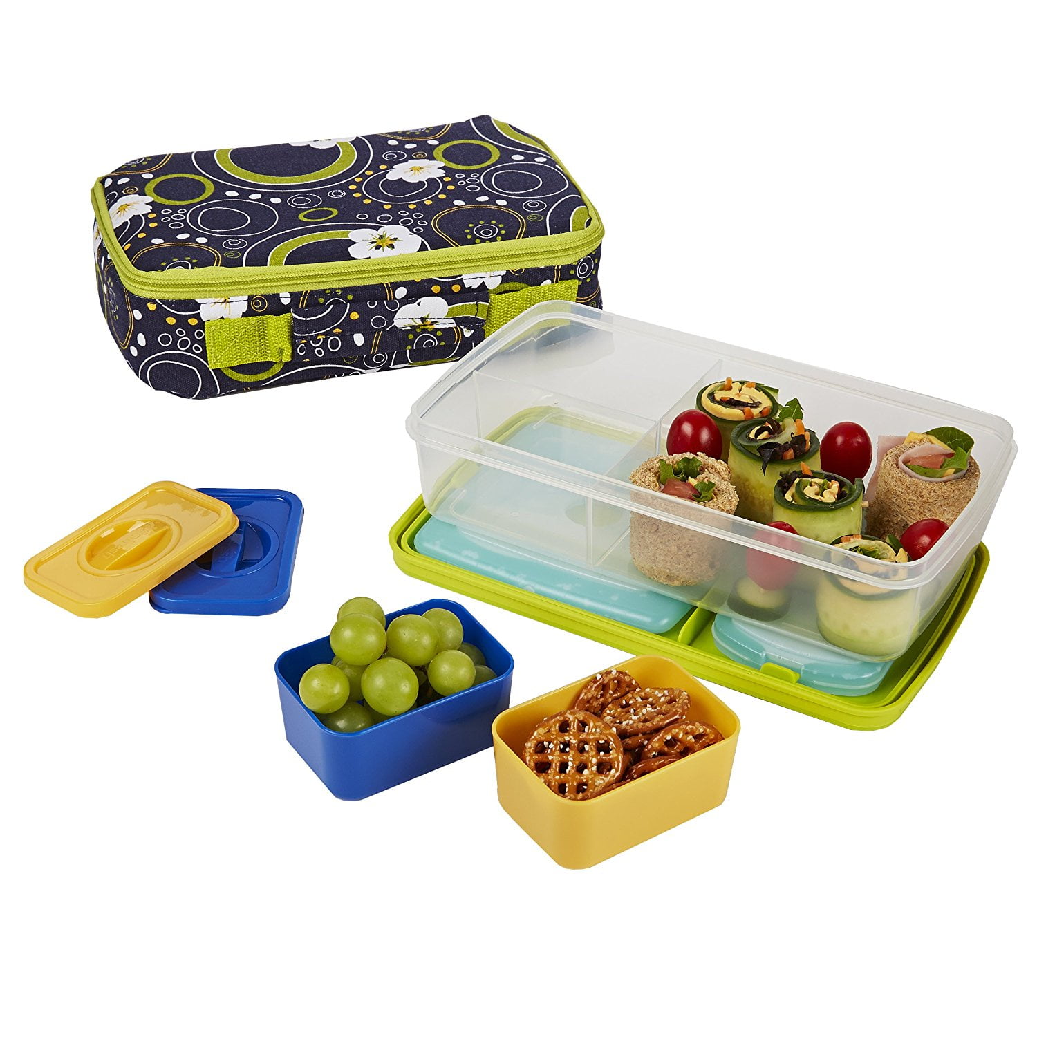 fit & fresh bento box with reusable ice pack